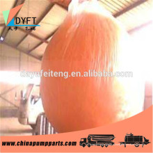 Peça de construção de construção na China fornecedor DN125 orange natural spong cleaning ball